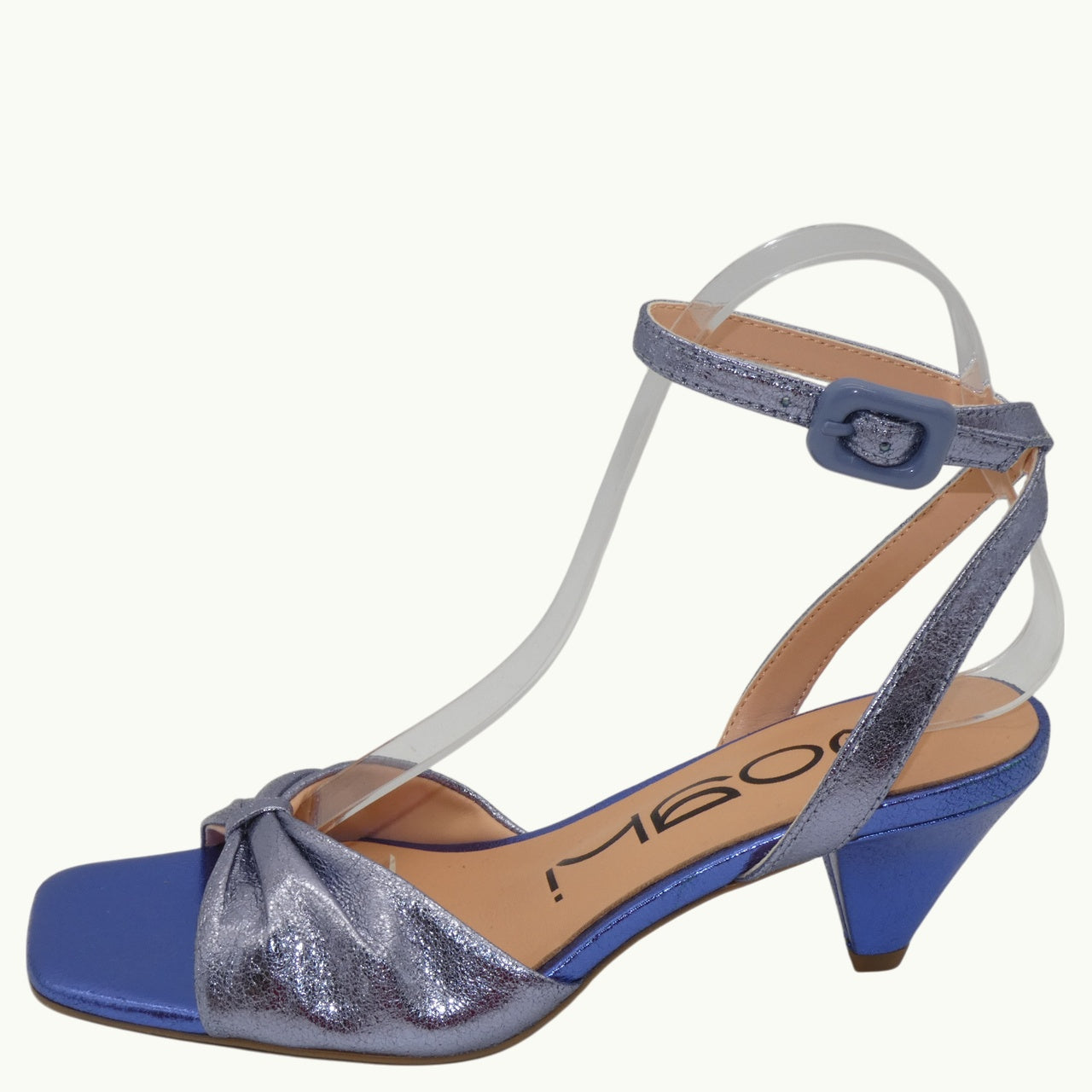 Metallic Heel Strap Sandal NAREL-02