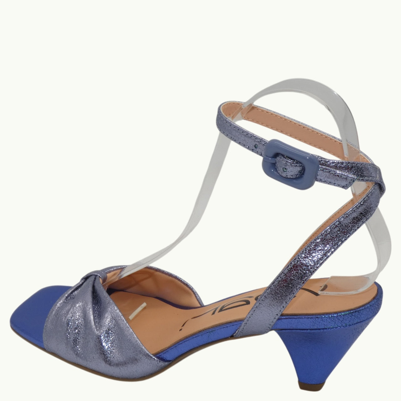 Metallic Heel Strap Sandal NAREL-02