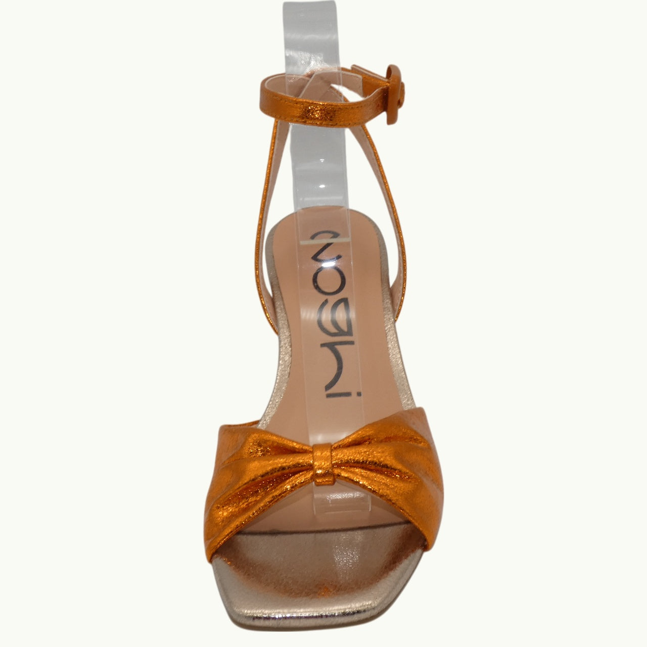 Metallic Heel Strap Sandal NAREL-02