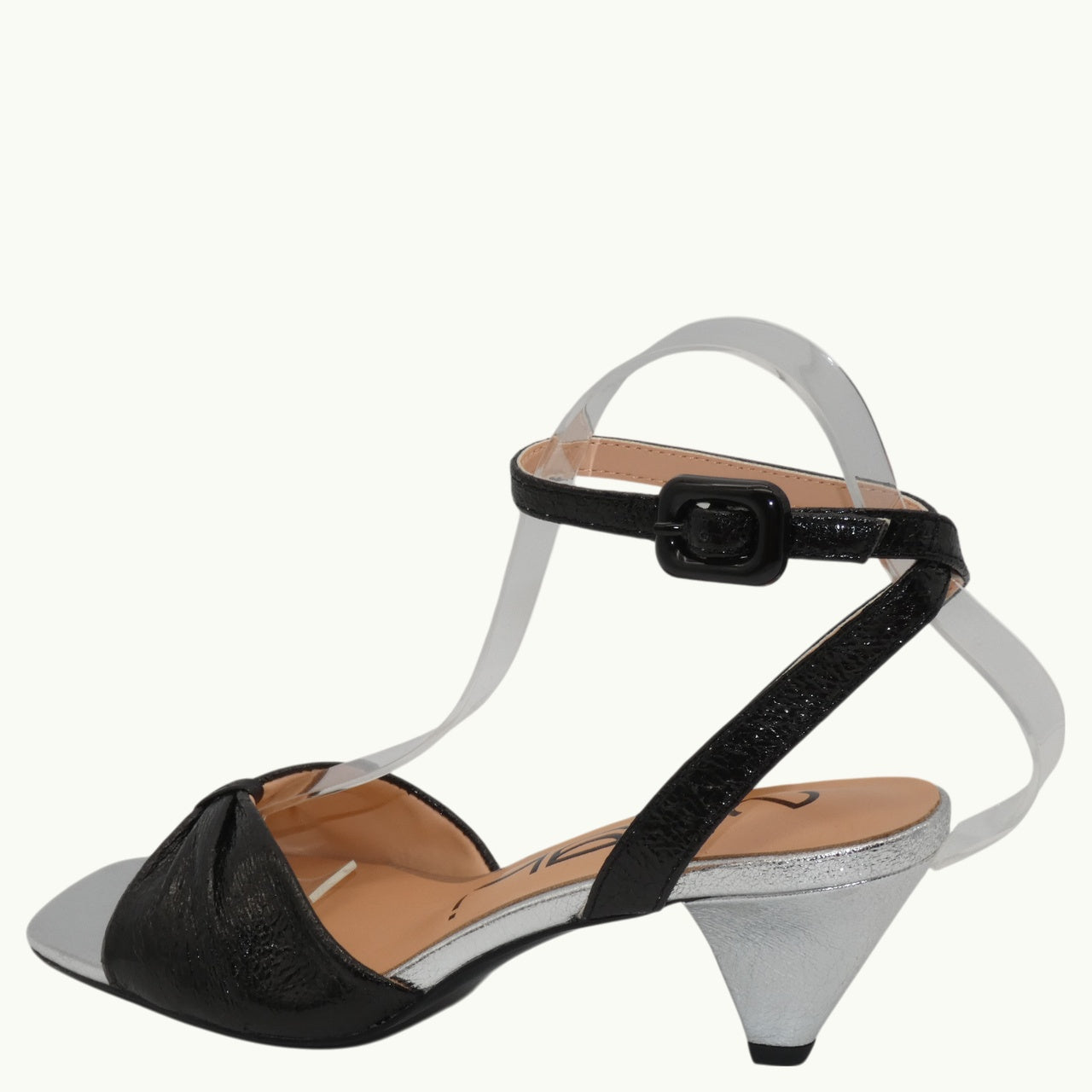 Metallic Heel Strap Sandal NAREL-02