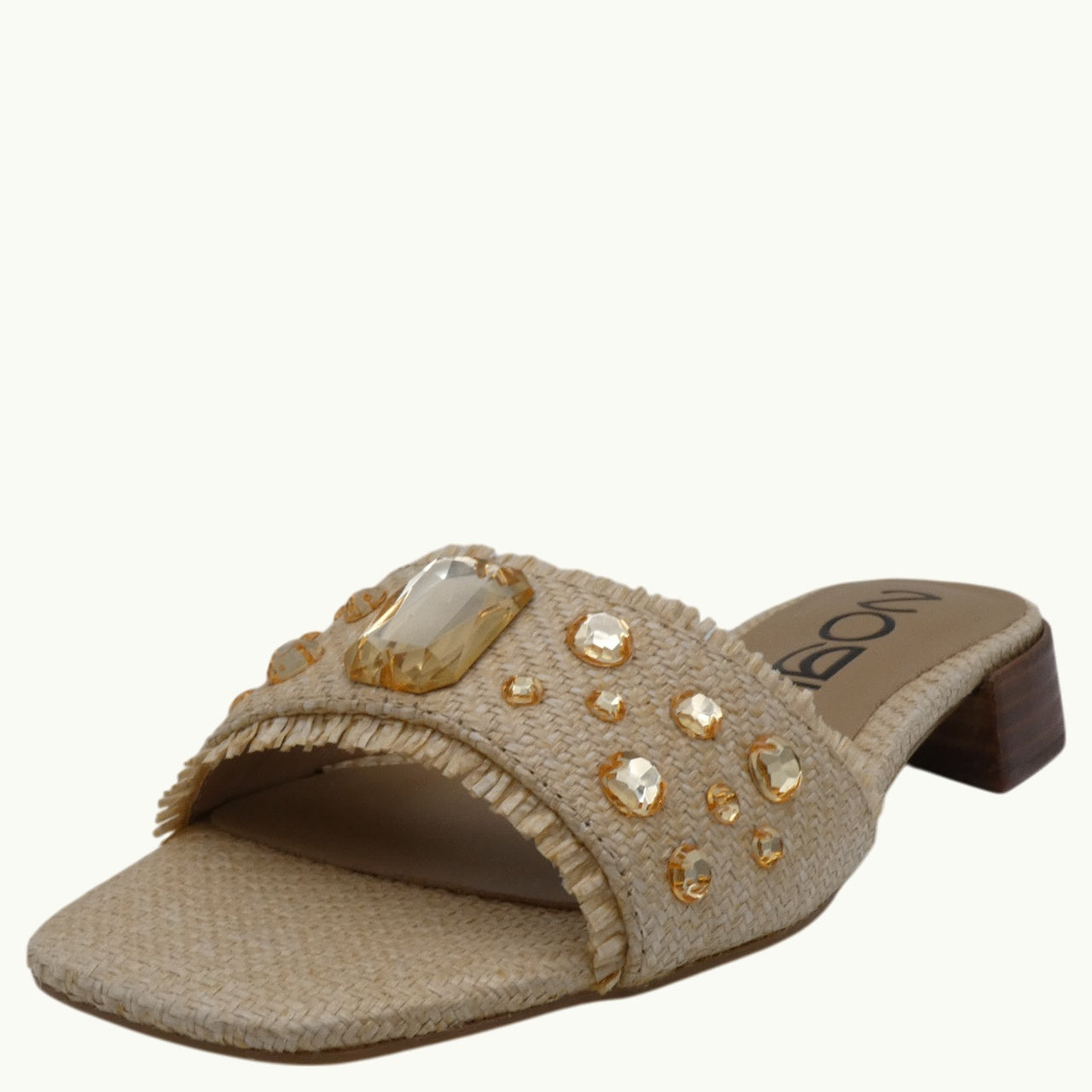 Raffia Beaded Sandal NOBU-02