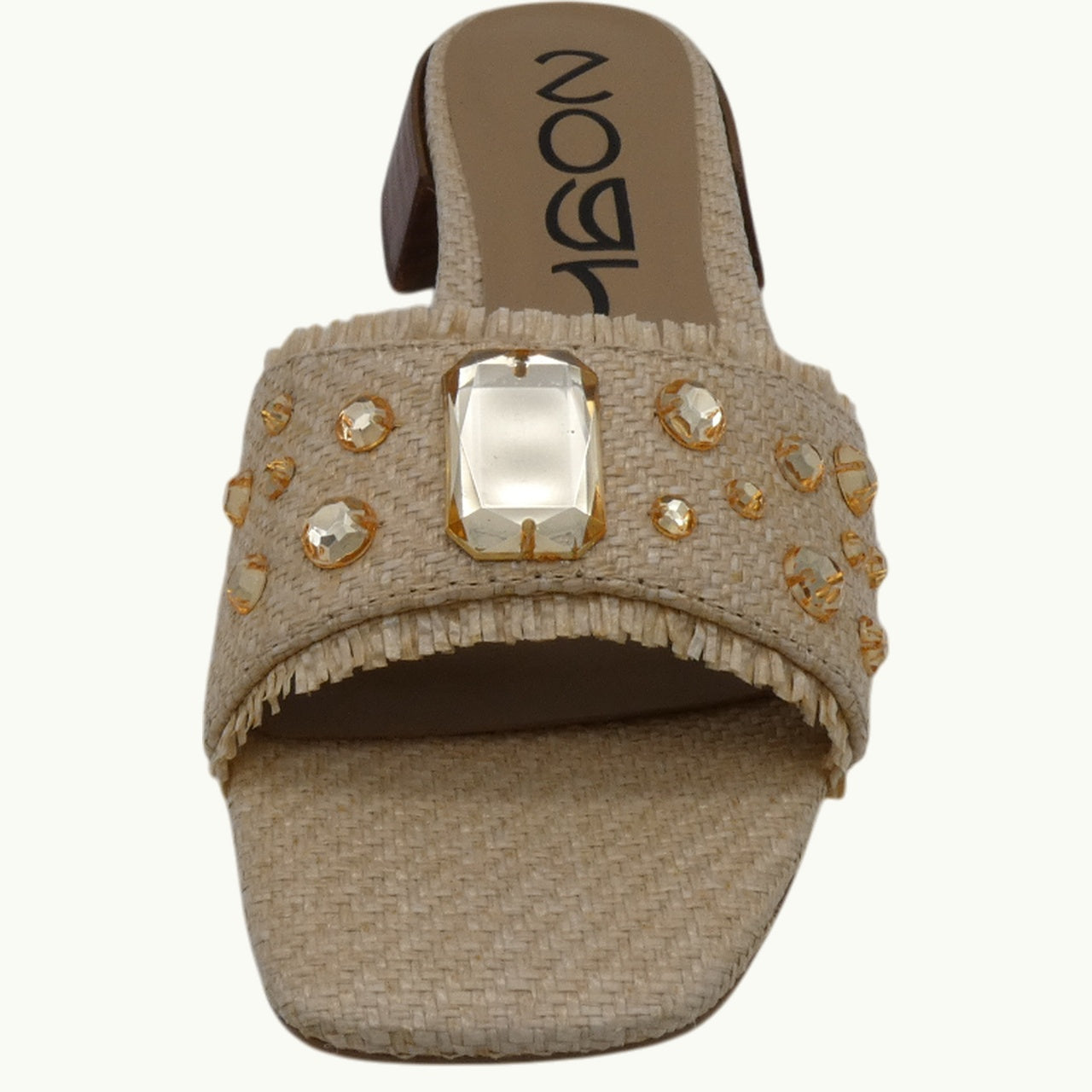 Raffia Beaded Sandal NOBU-02