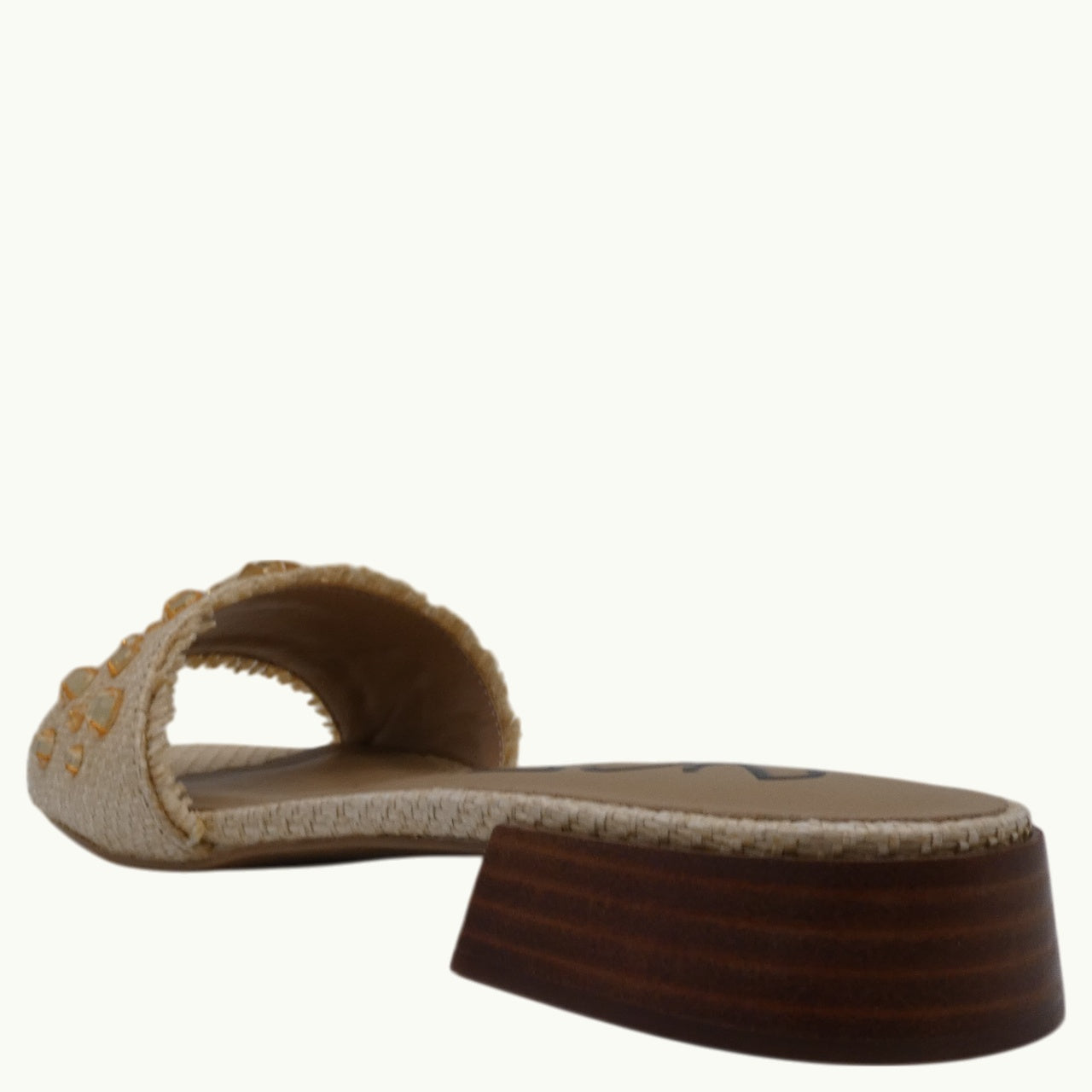 Raffia Beaded Sandal NOBU-02