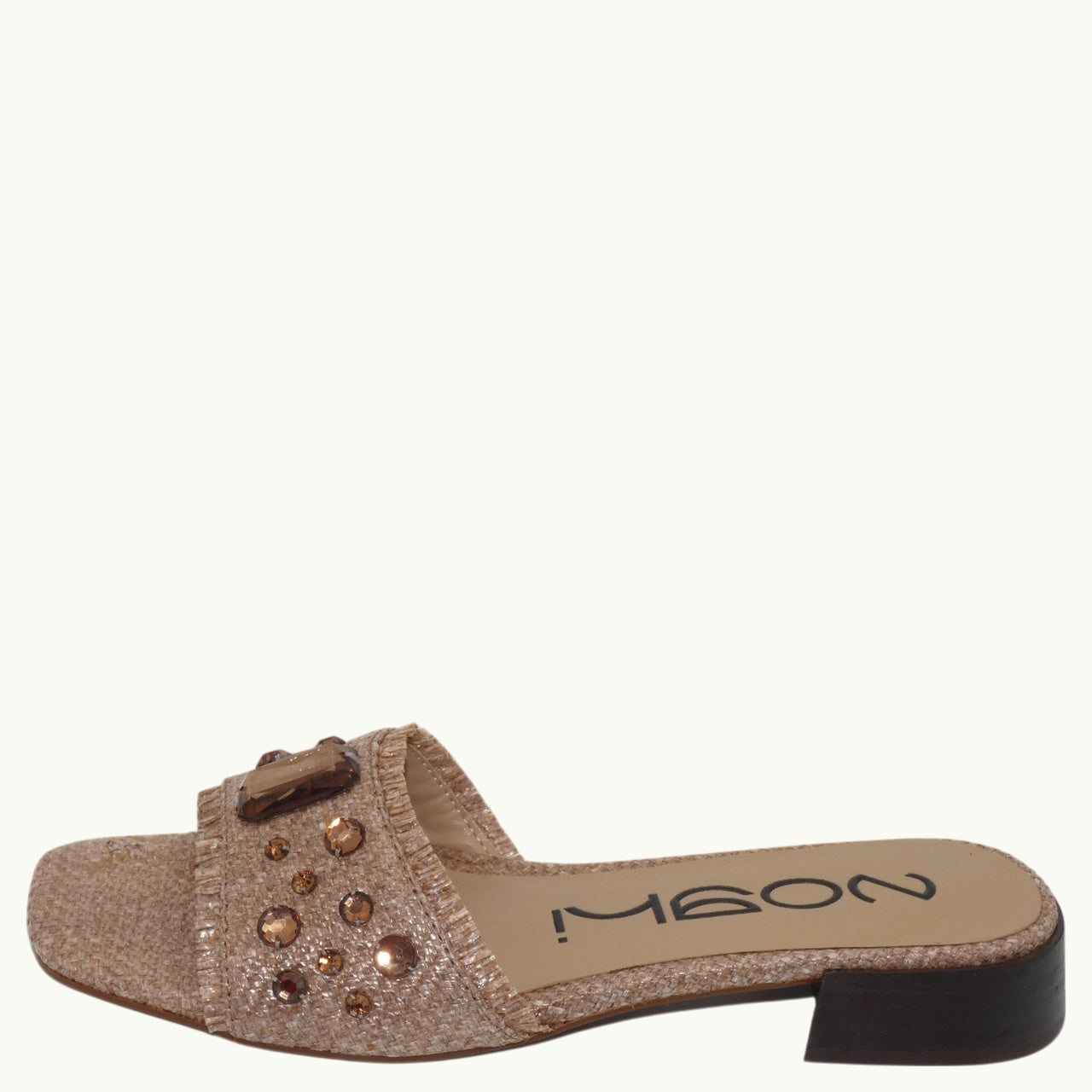 Raffia Beaded Sandal NOBU-02