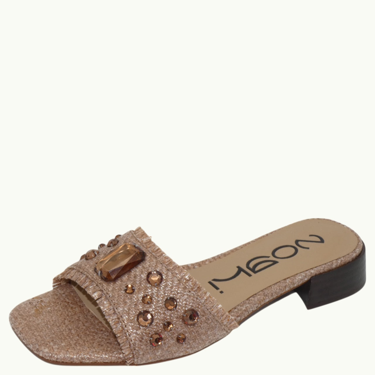 Raffia Beaded Sandal NOBU-02