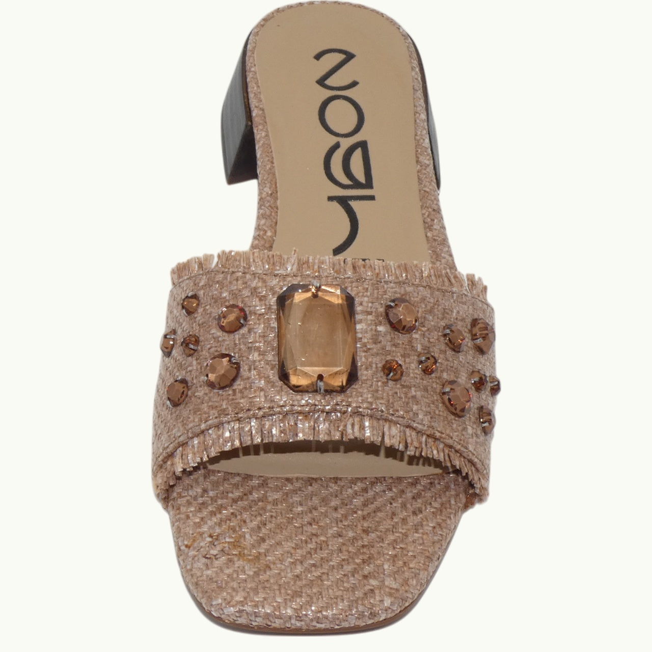 Raffia Beaded Sandal NOBU-02
