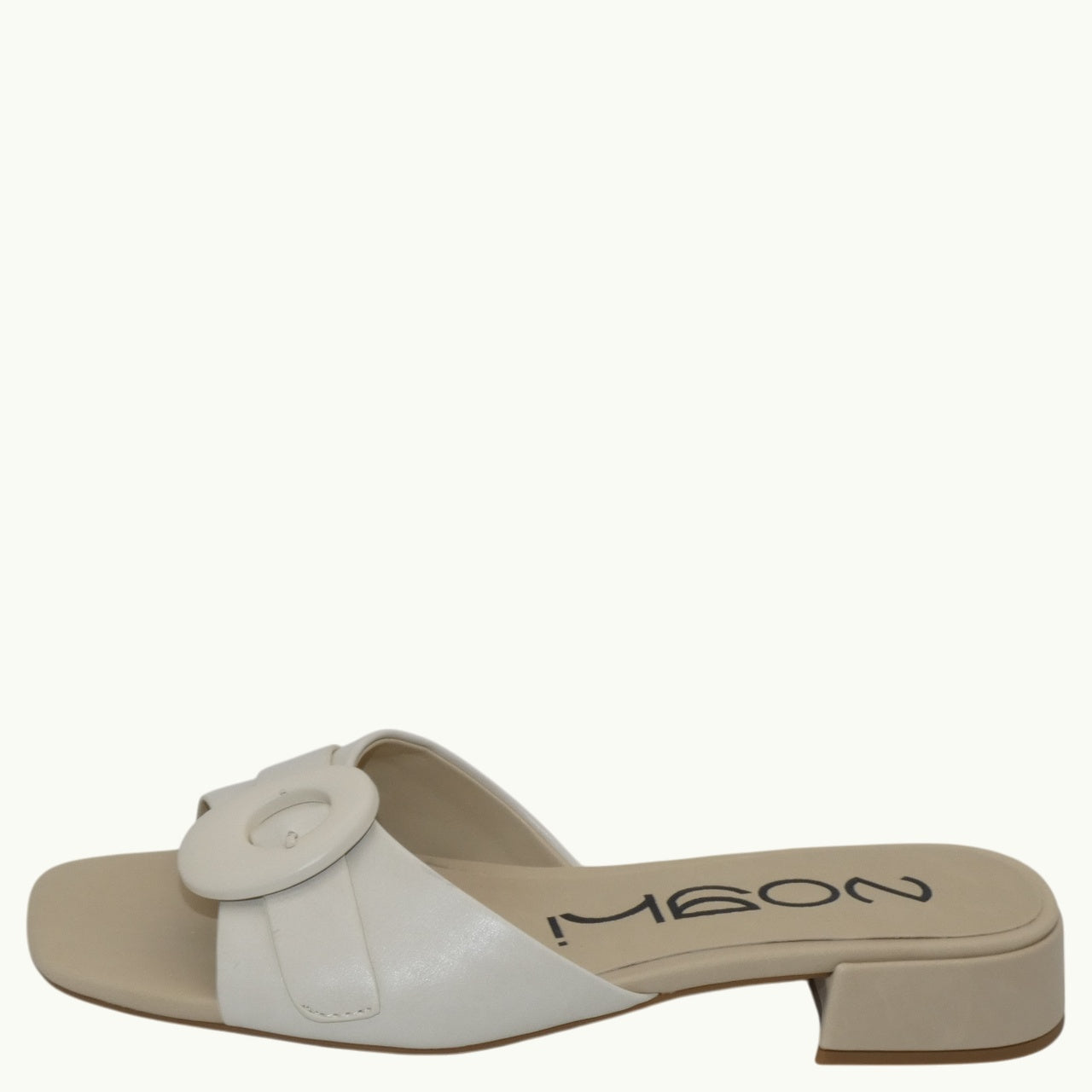 Flat Sandal with Buckle Detail NOBU-03
