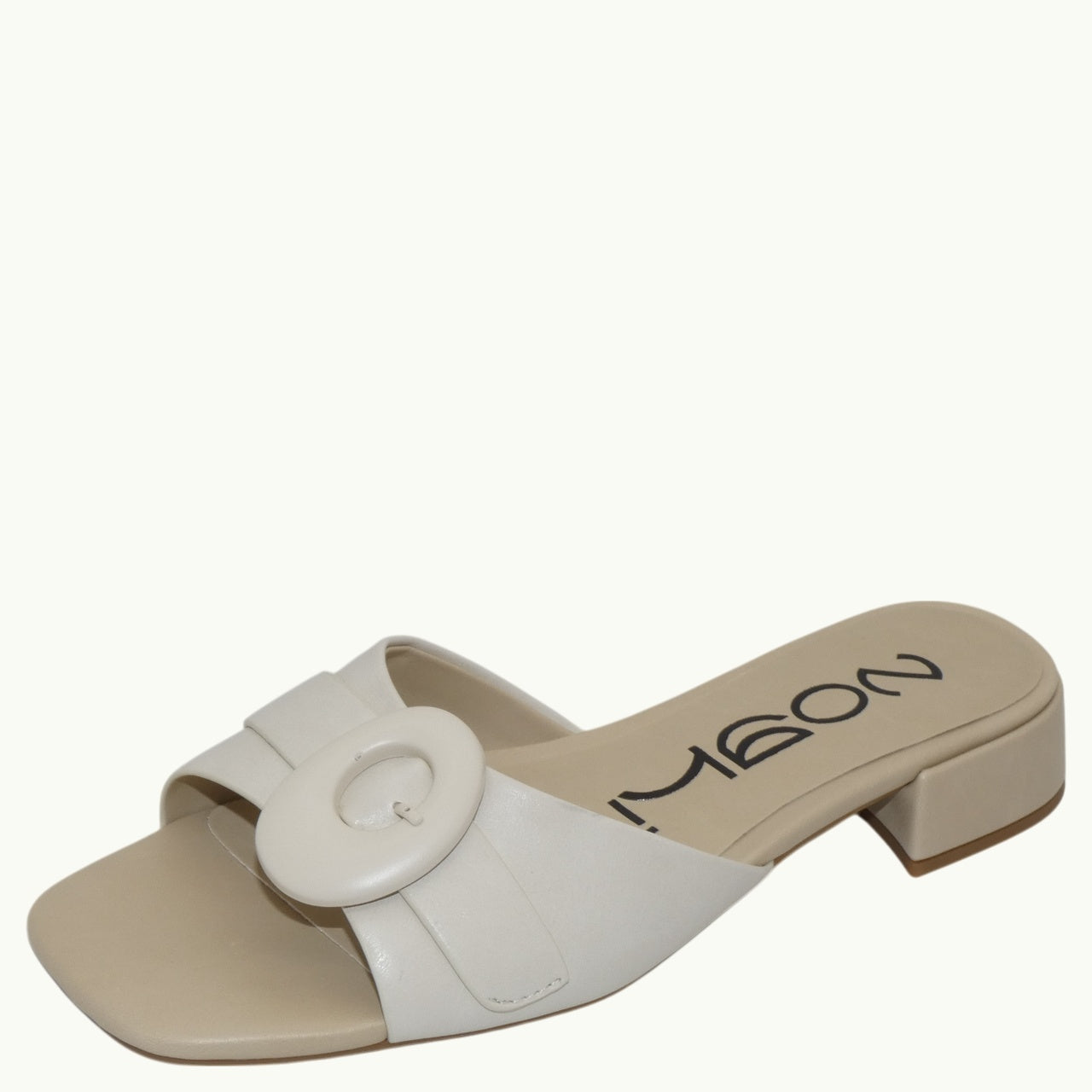 Flat Sandal with Buckle Detail NOBU-03