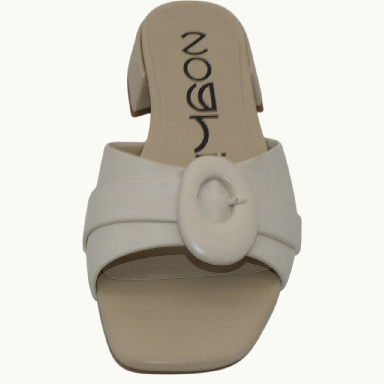 Flat Sandal with Buckle Detail NOBU-03
