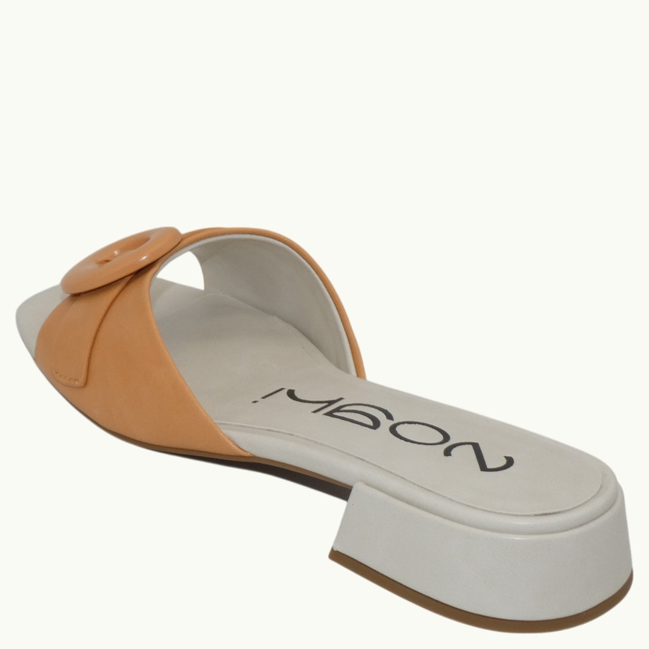 Flat Sandal with Buckle Detail NOBU-03