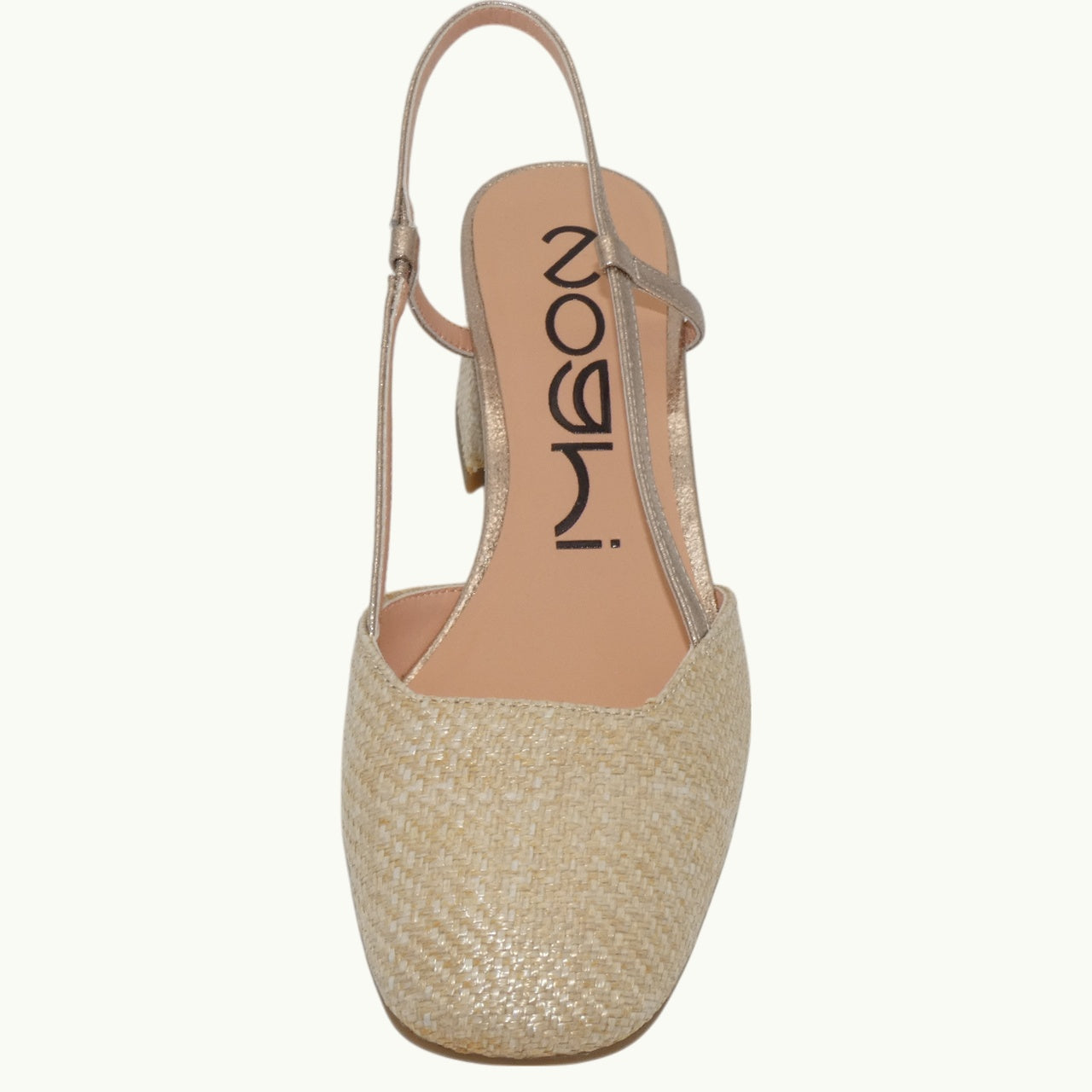 Slingback Raffia Heel TATIN-04
