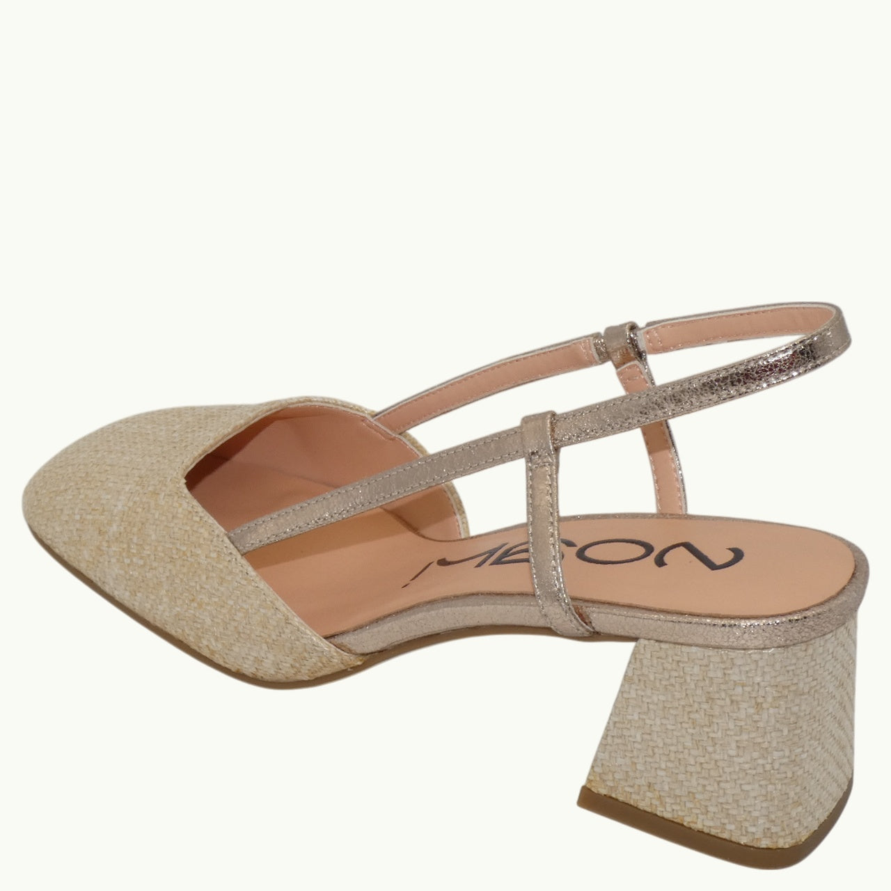 Slingback Raffia Heel TATIN-04