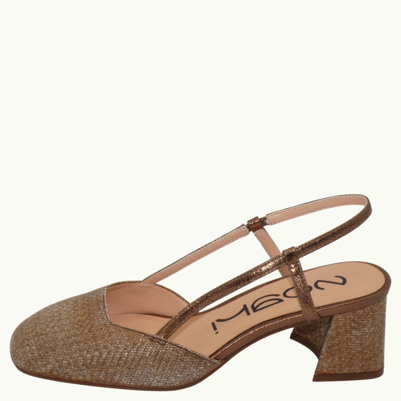 Slingback Raffia Heel TATIN-04