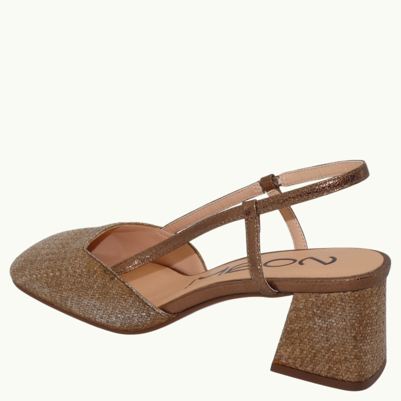 Slingback Raffia Heel TATIN-04