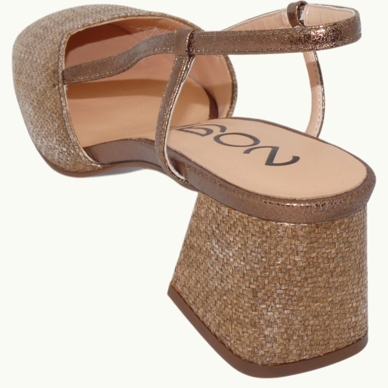 Slingback Raffia Heel TATIN-04