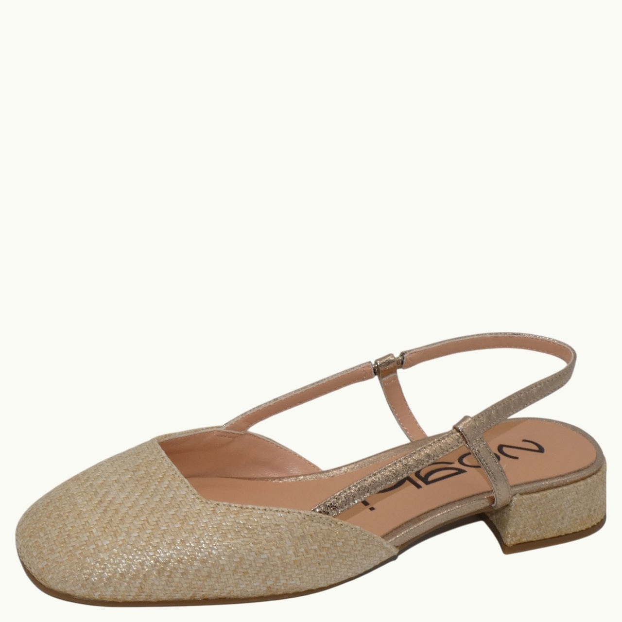 Slingback Raffia Heel NADIA-04